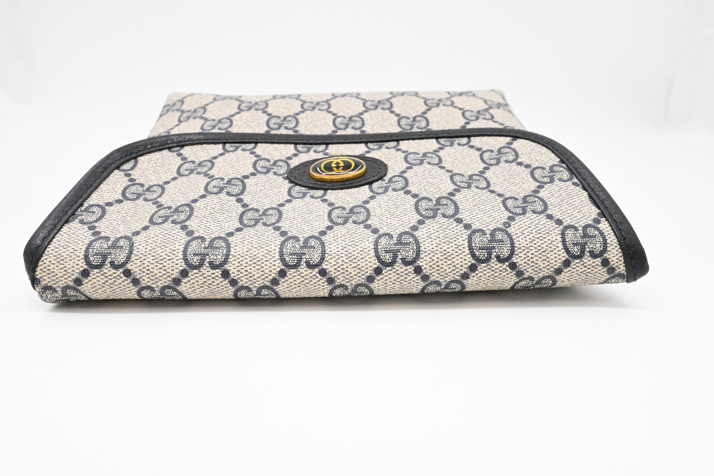 Gucci Pouch in Blue GG Supreme Canvas