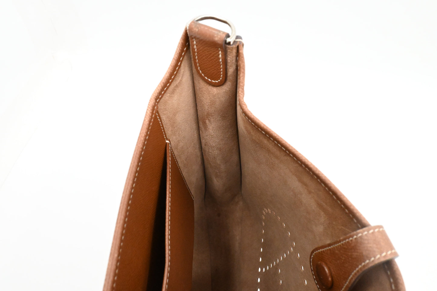 Hermes Evelyne 29 in Brown Leather