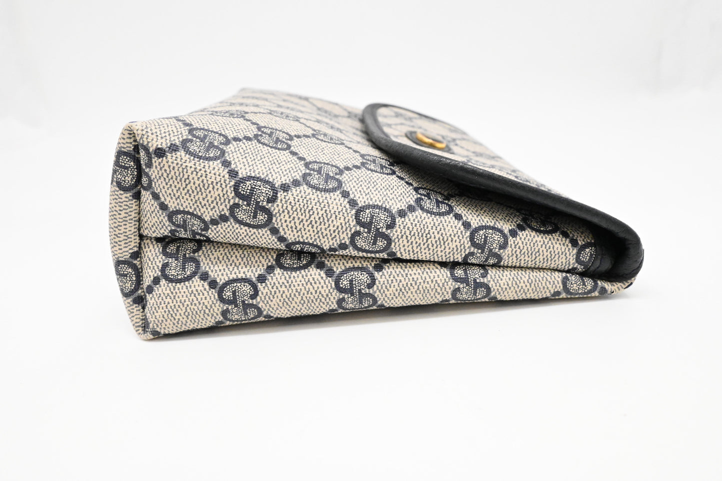Gucci Pouch in Blue GG Supreme Canvas