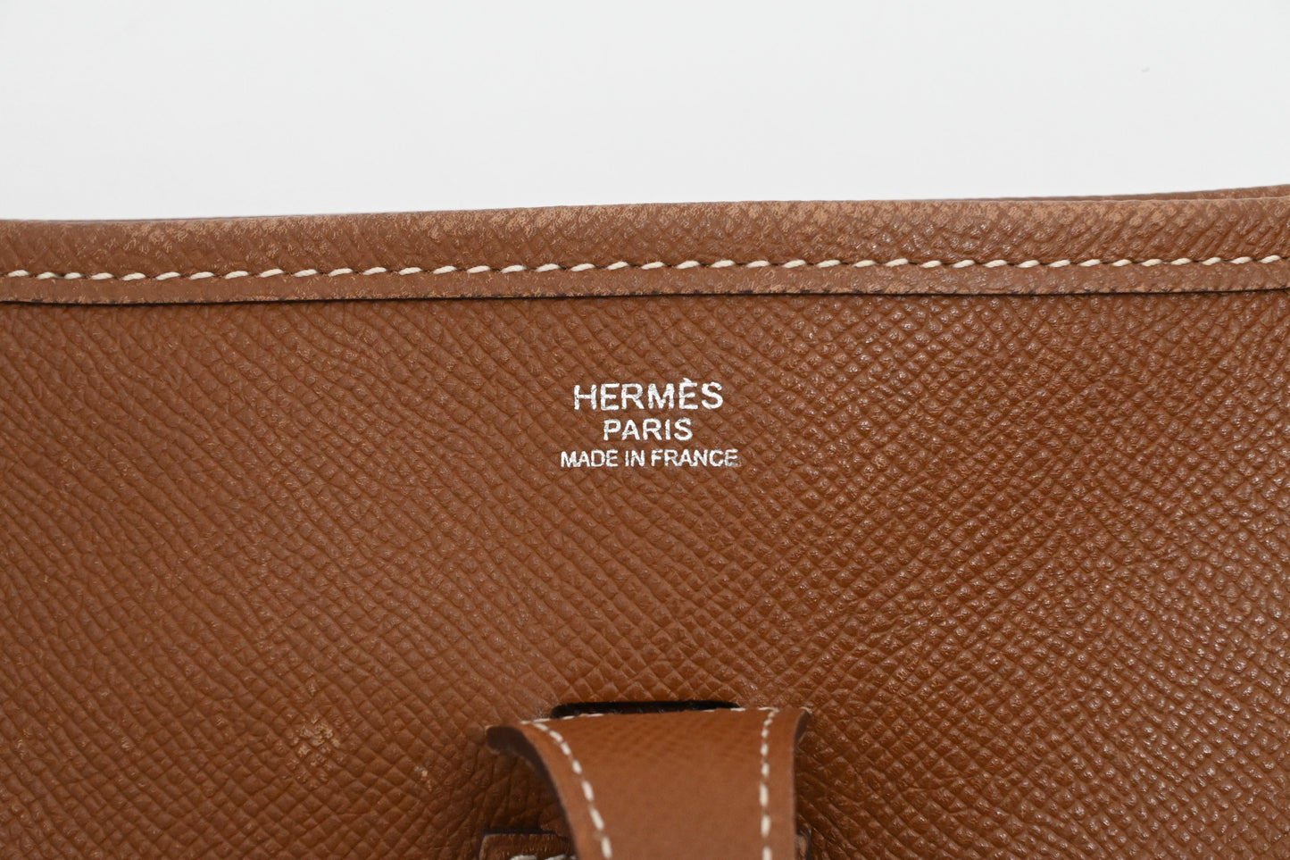 Hermes Evelyne 29 in Brown Leather