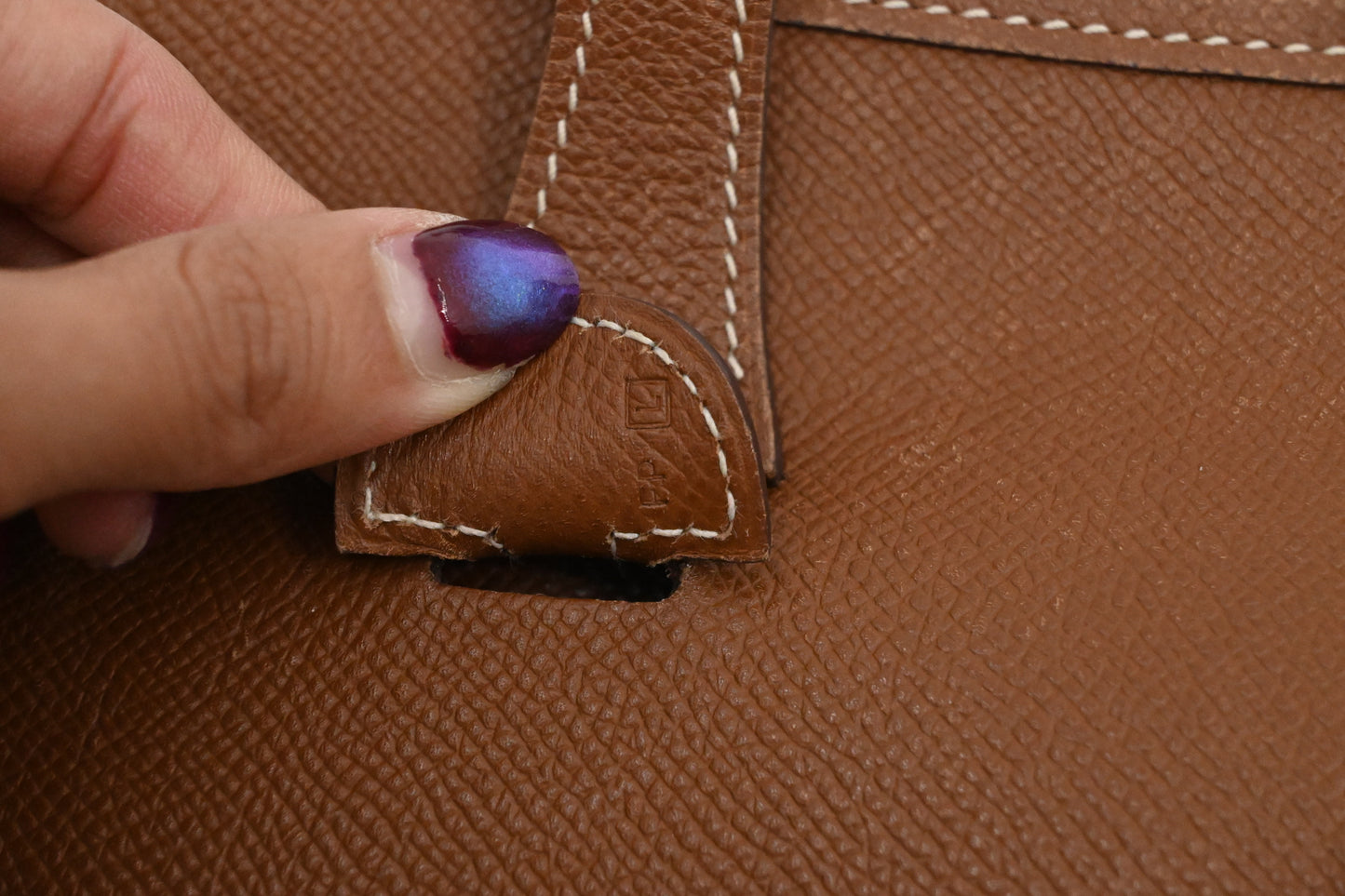 Hermes Evelyne 29 in Brown Leather