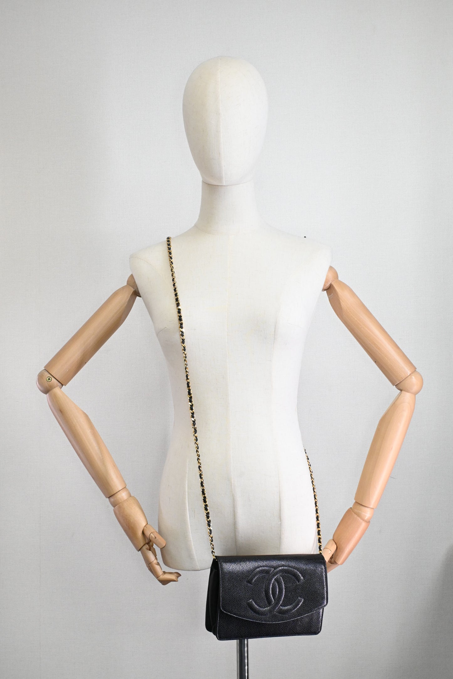 Chanel Wallet on Chain in Black Caviar Leather