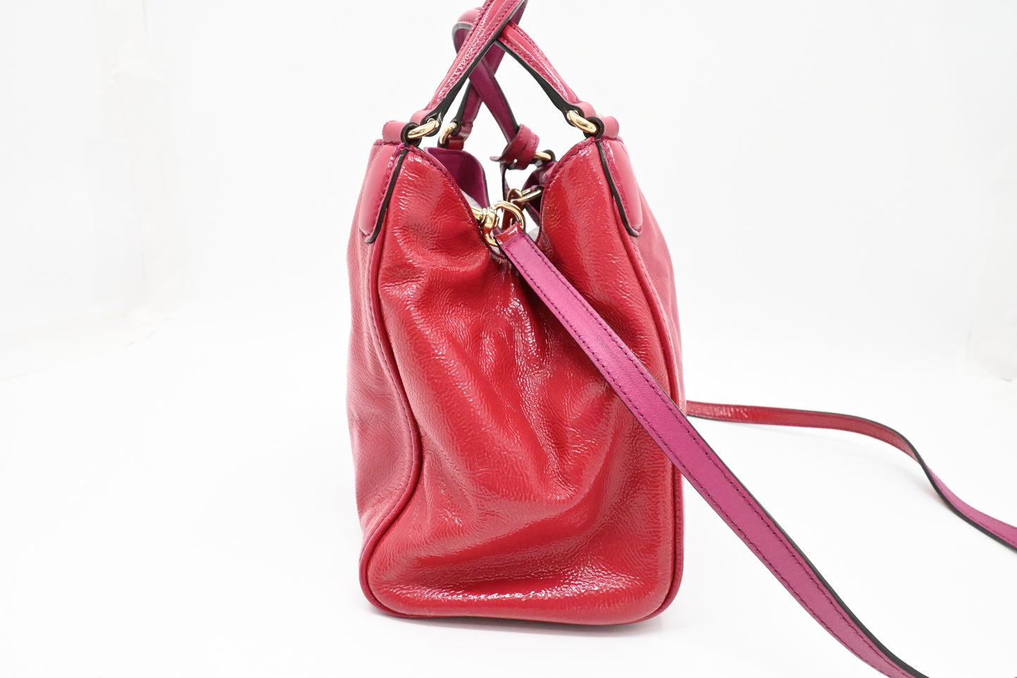 Gucci Soho Bag in Pink Patent Leather