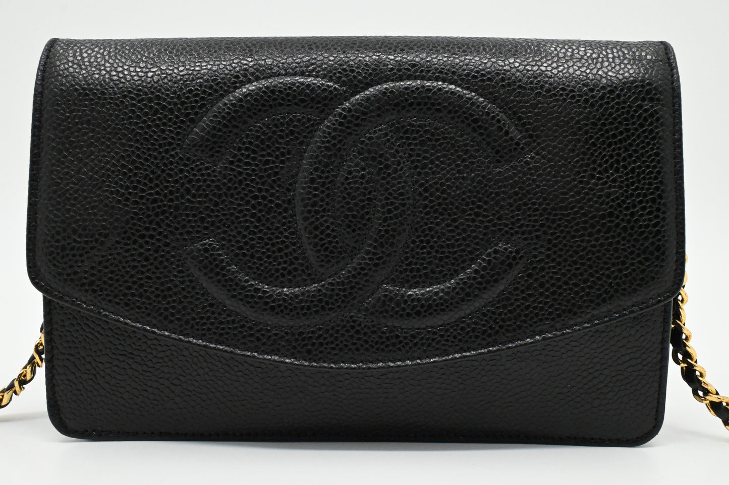Chanel Wallet on Chain in Black Caviar Leather