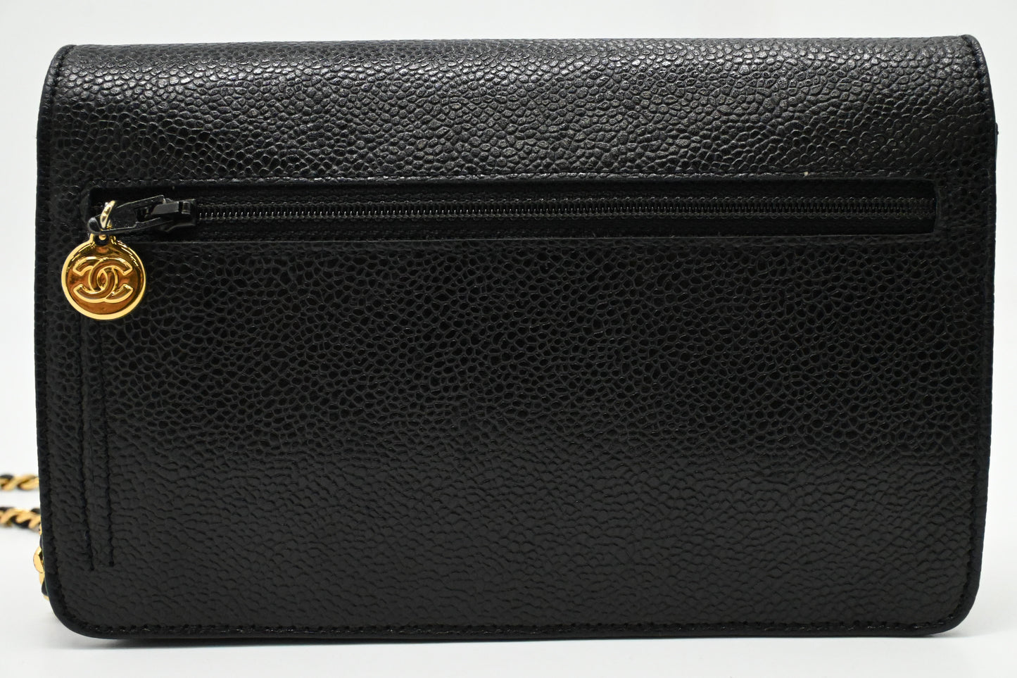 Chanel Wallet on Chain in Black Caviar Leather