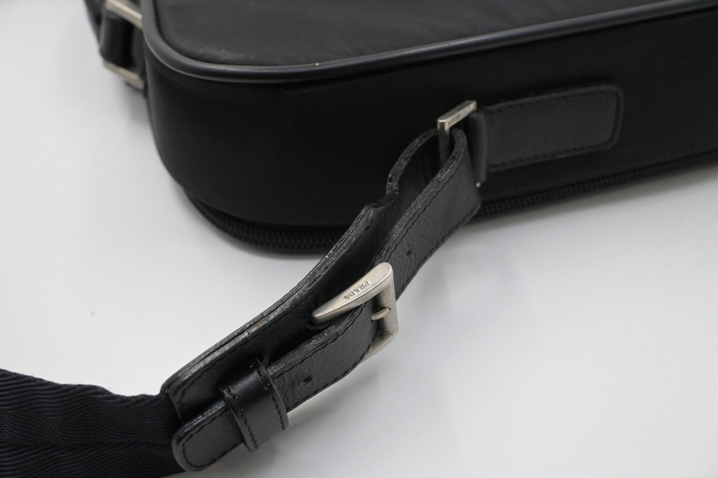 Prada Business Bag in Black Nylon Canvas