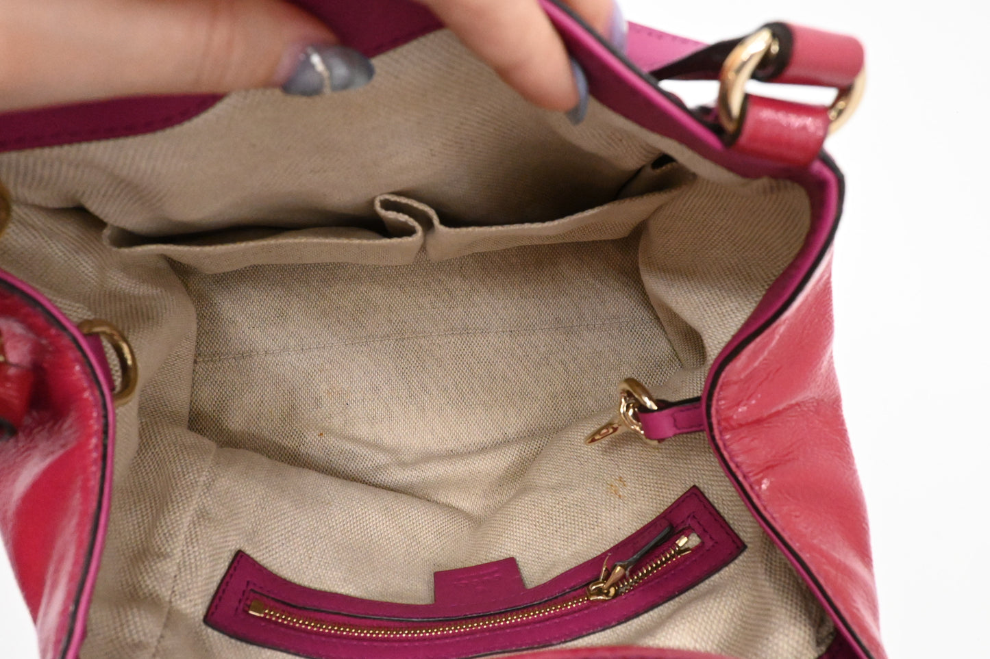 Gucci Soho Bag in Pink Patent Leather