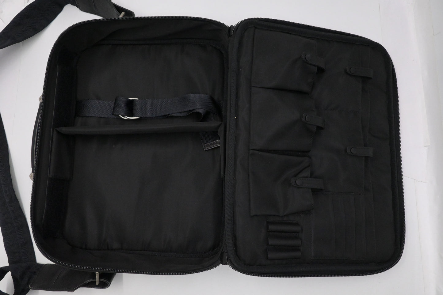 Prada Business Bag in Black Nylon Canvas