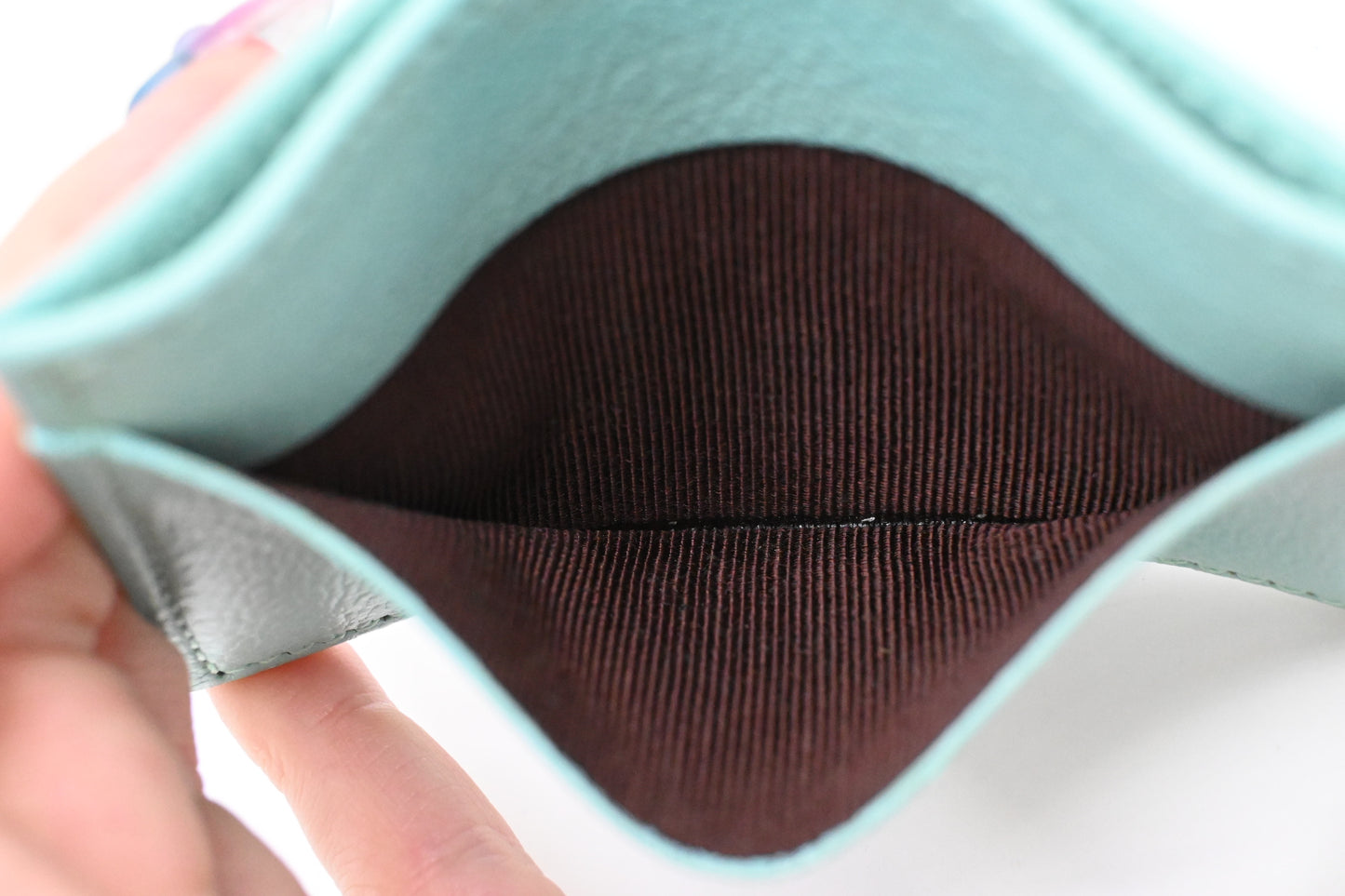 Tiffany & Co. Card Case in Tiffany Blue Leather