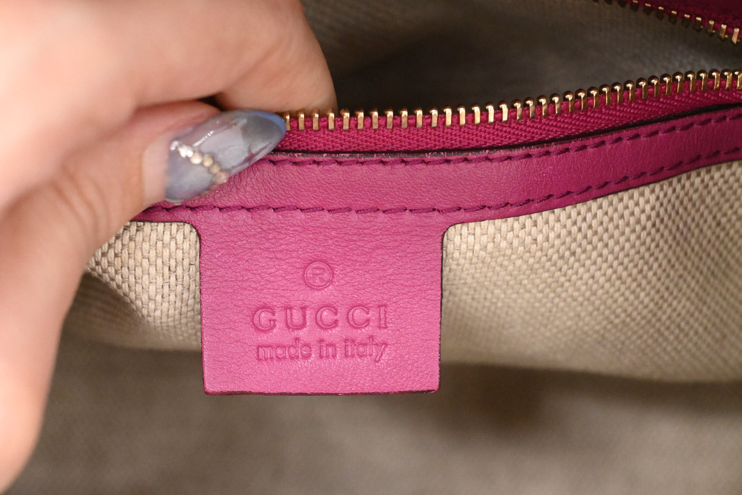 Gucci Soho Bag in Pink Patent Leather