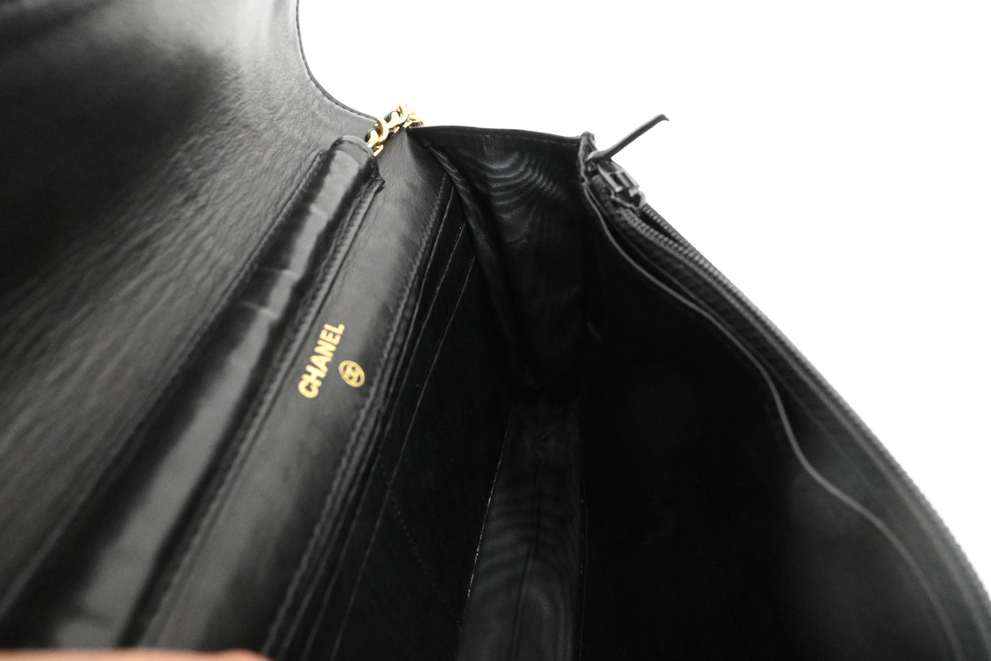 Chanel Wallet on Chain in Black Caviar Leather