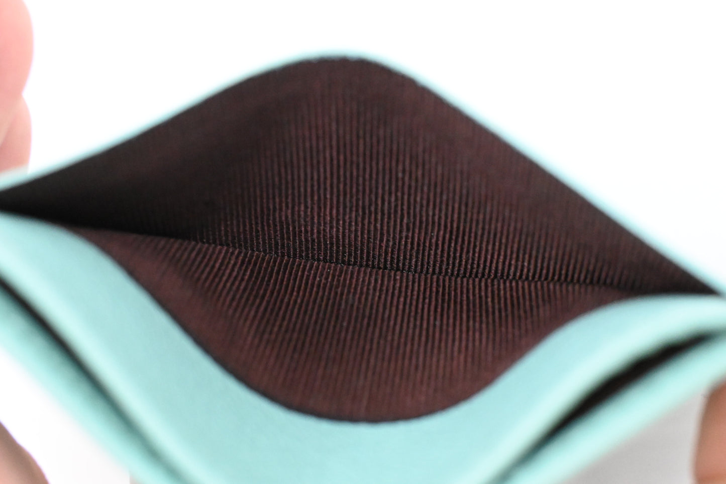 Tiffany & Co. Card Case in Tiffany Blue Leather