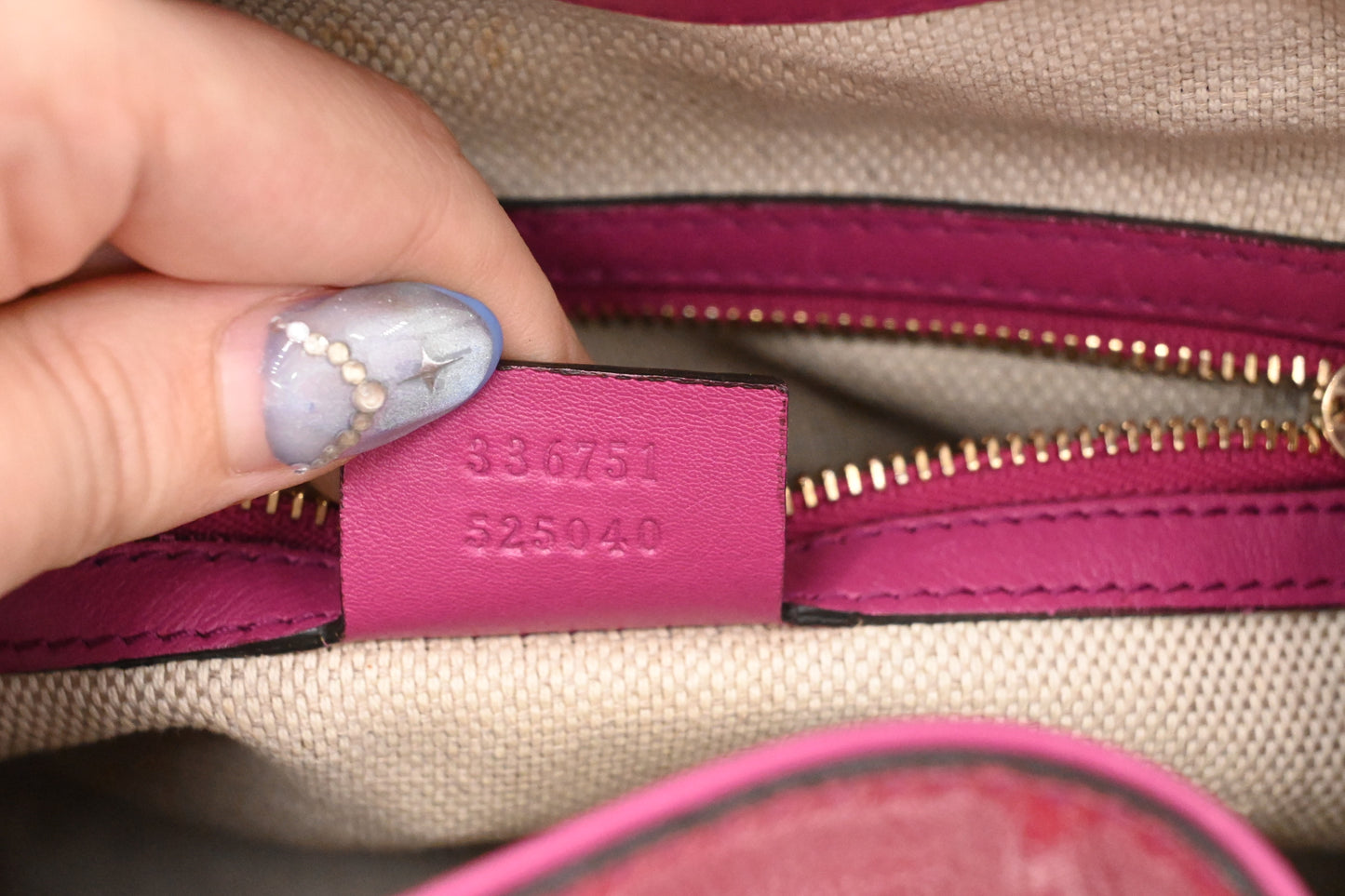 Gucci Soho Bag in Pink Patent Leather