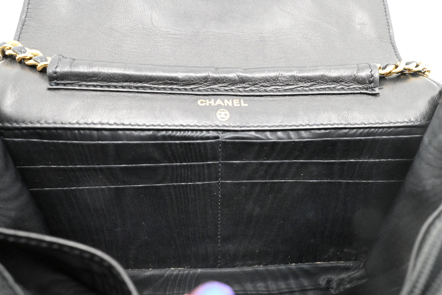 Chanel Wallet on Chain in Black Caviar Leather