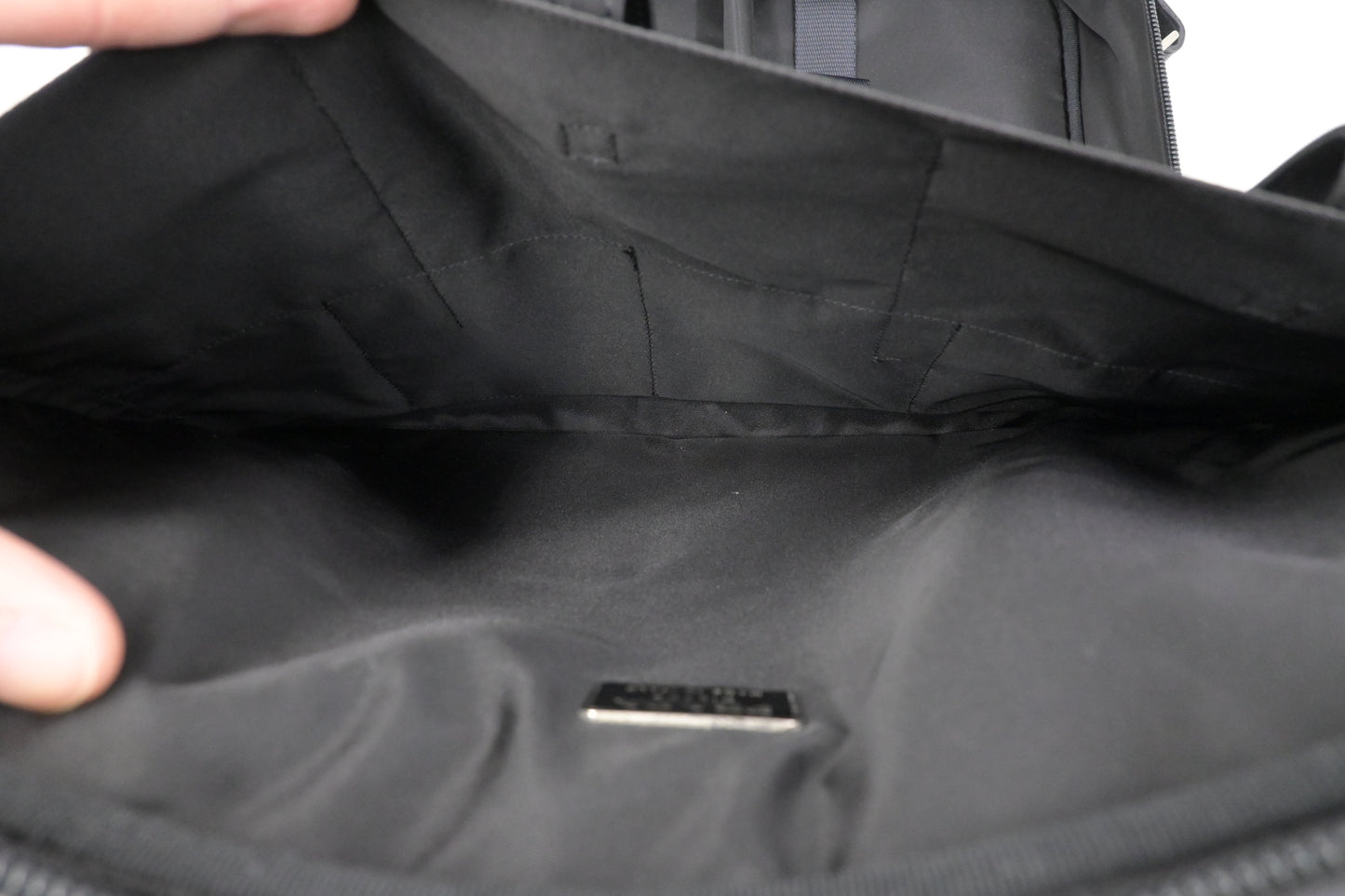 Prada Business Bag in Black Nylon Canvas