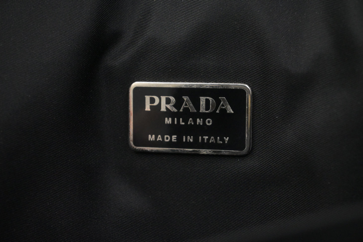 Prada Business Bag in Black Nylon Canvas