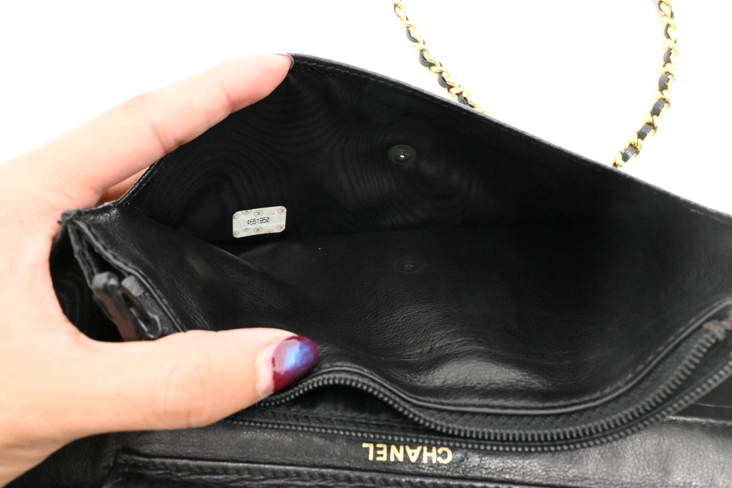 Chanel Wallet on Chain in Black Caviar Leather