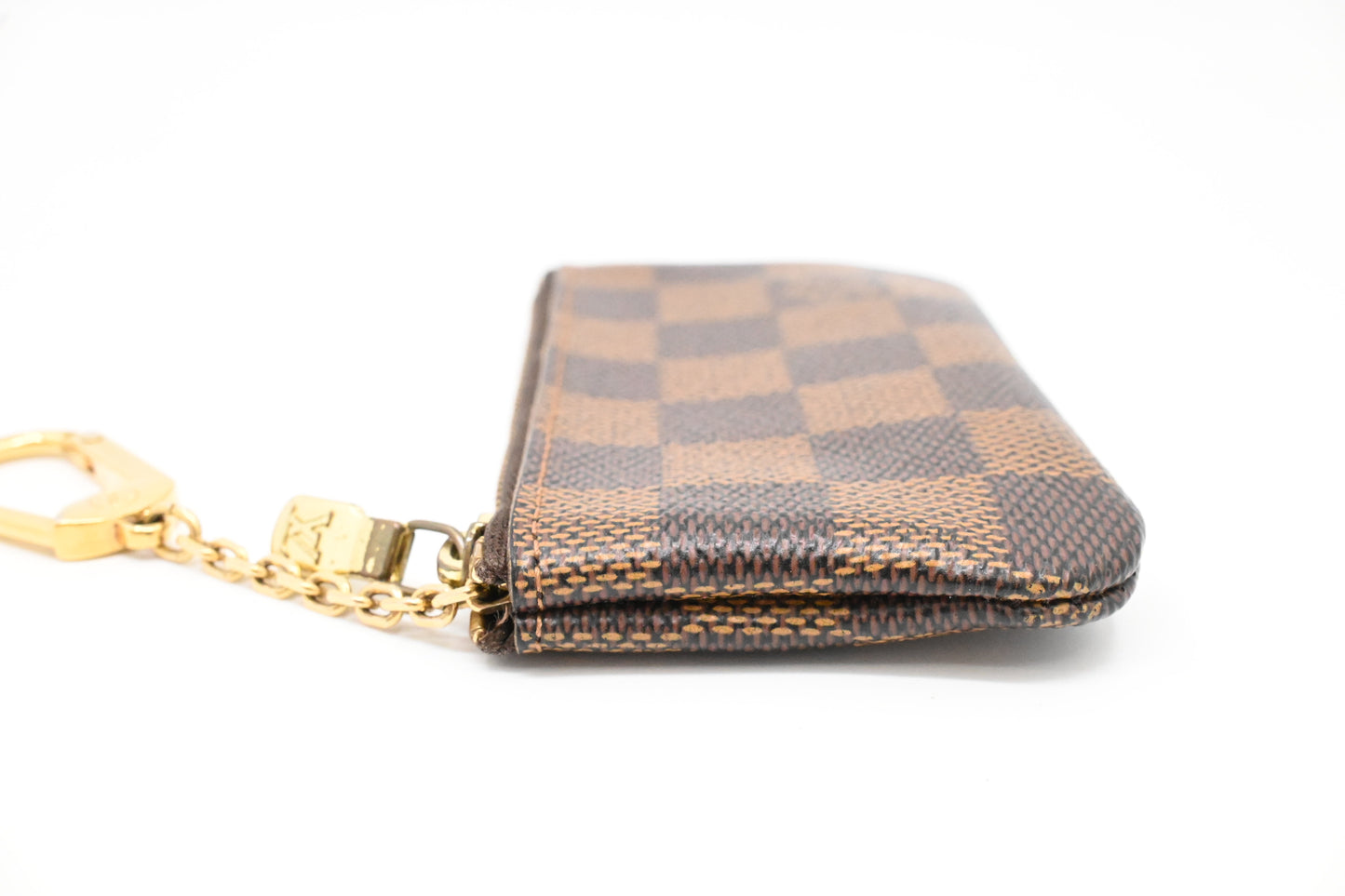 Louis Vuitton Pochette Cles in Damier Ebene Canvas
