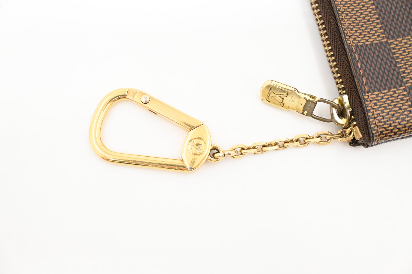Louis Vuitton Pochette Cles in Damier Ebene Canvas