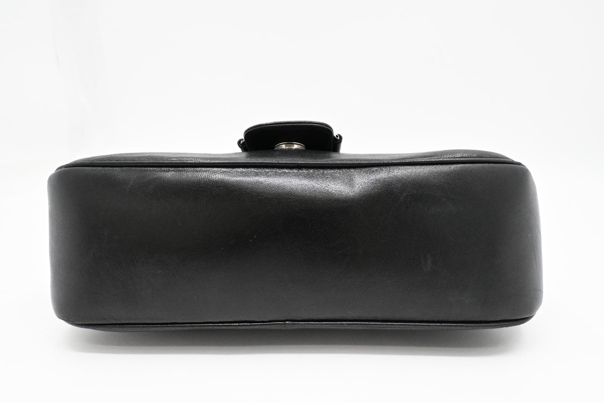 Ferragamo Shoulder Bag in Black Leather