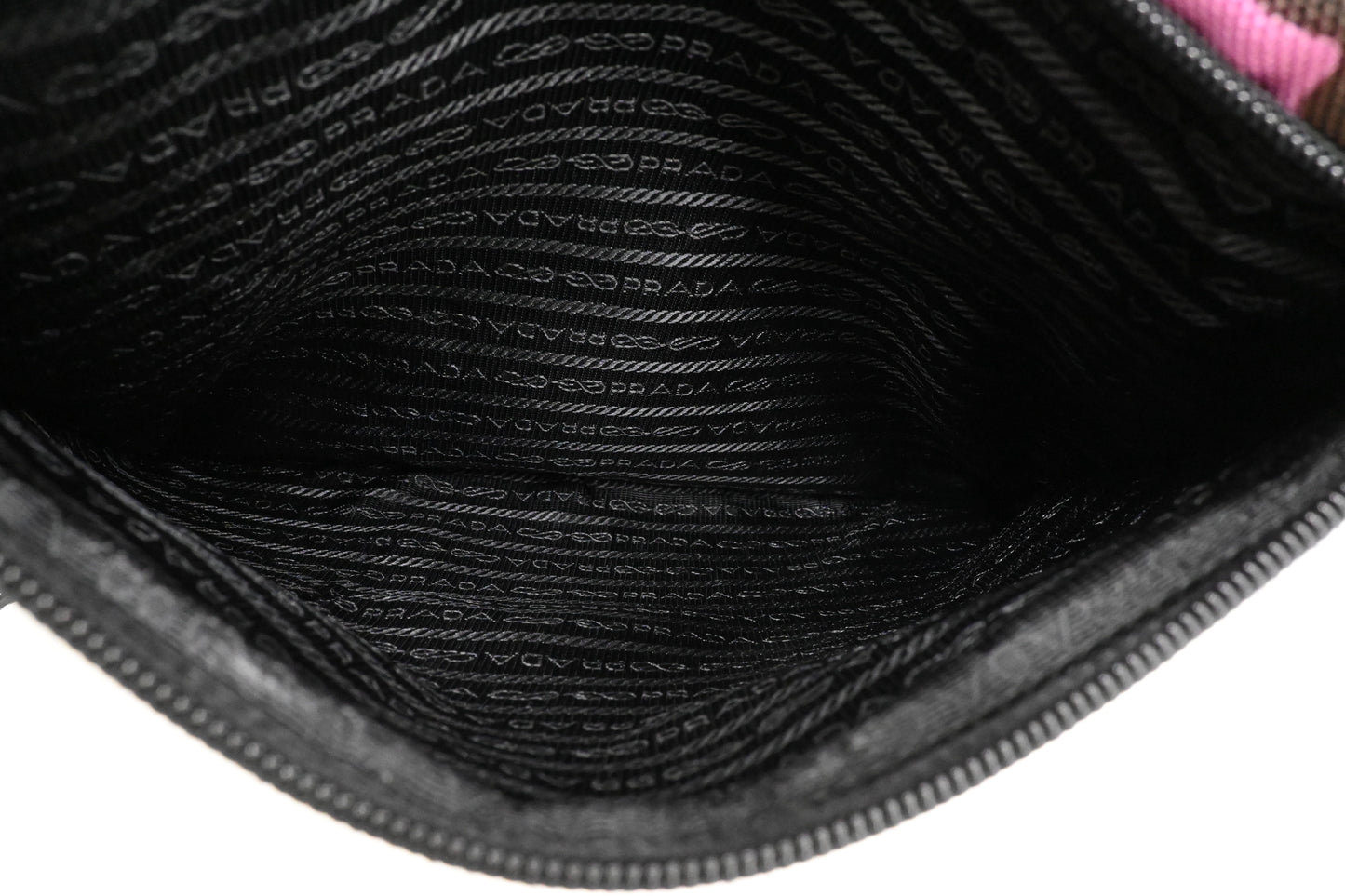 Prada Crossbody in Pink Camouflage Canvas