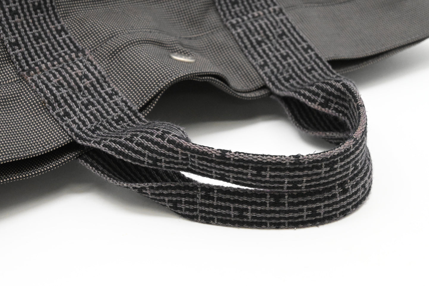 Hermes Fourre Tout MM in Gray Herline Canvas