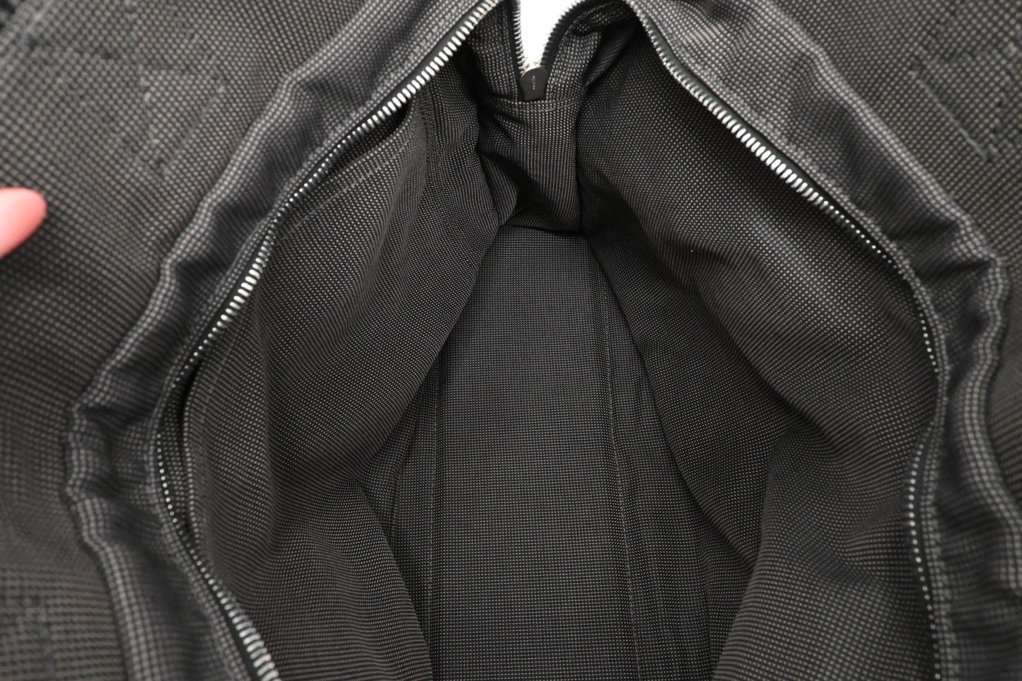 Hermes Fourre Tout MM in Gray Herline Canvas