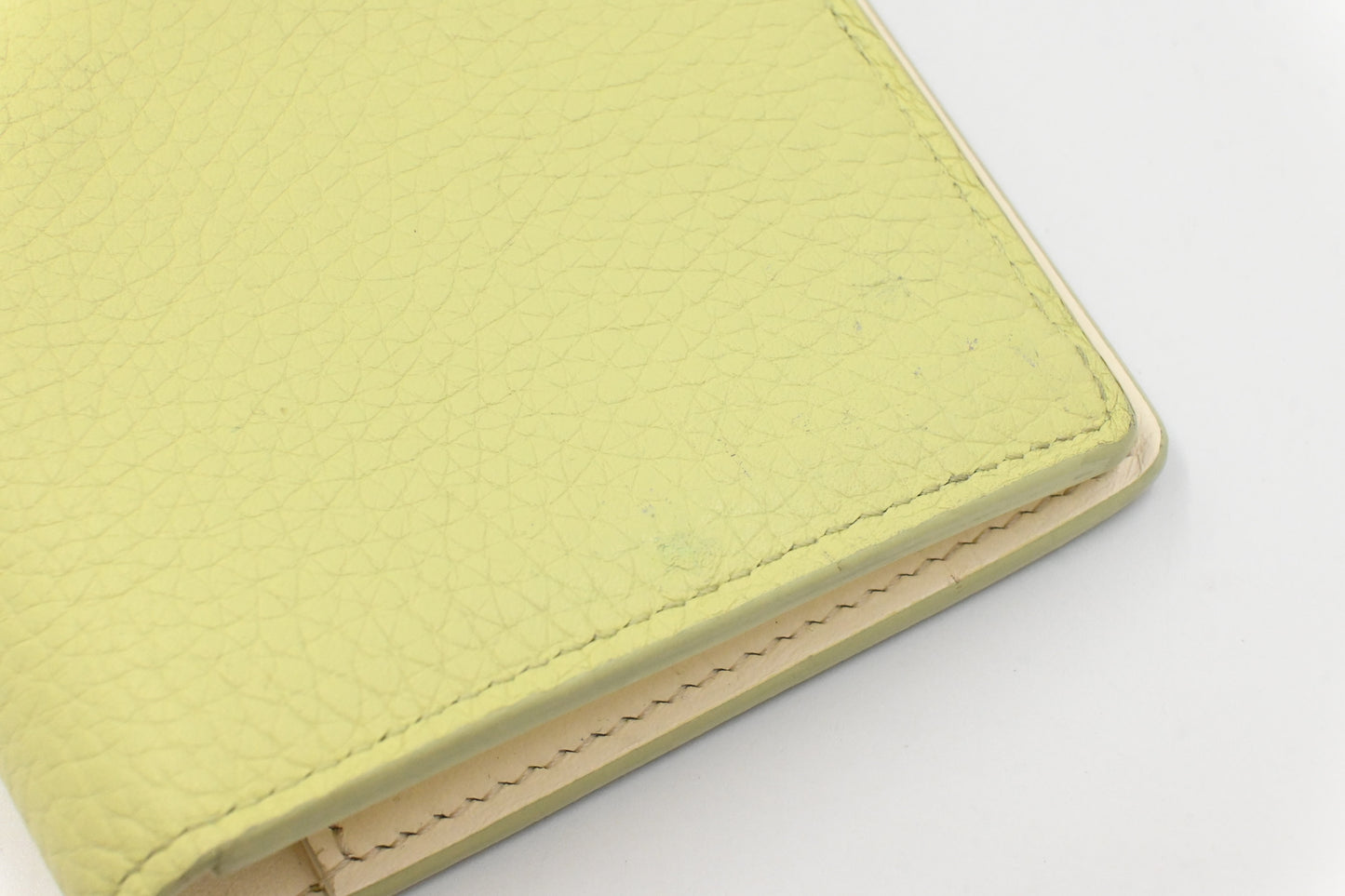 Louis Vuitton Vertical Wallet in Green Tarillon Leather