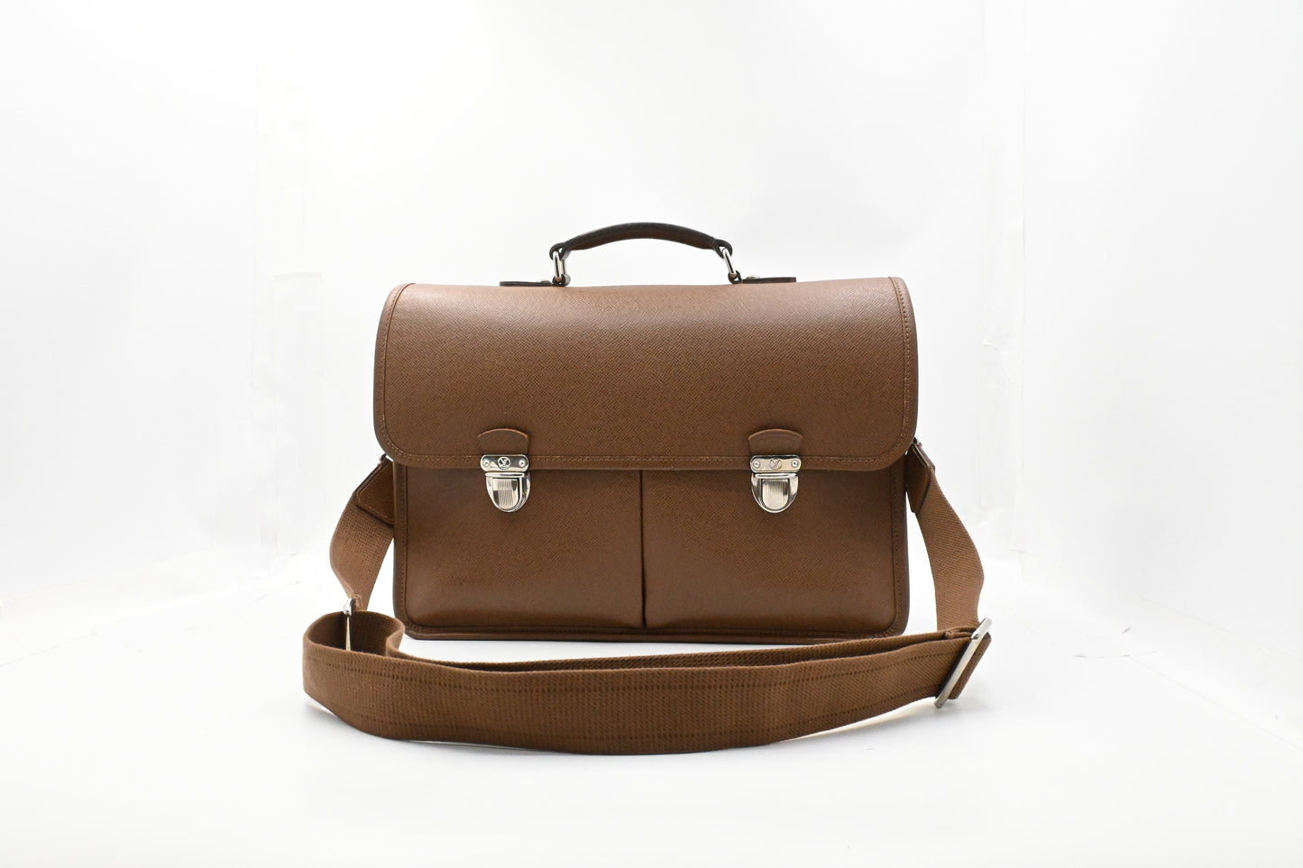Louis Vuitton Anton Business Bag in Brown Leather
