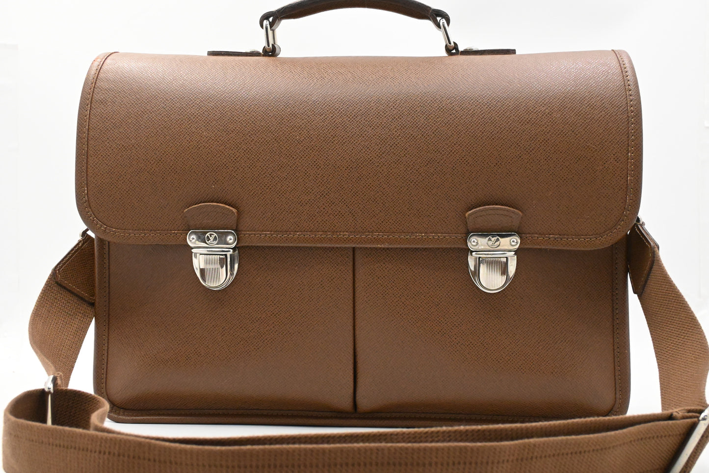 Louis Vuitton Anton Business Bag in Brown Leather