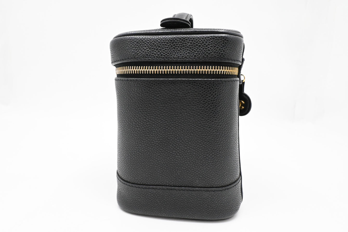 Chanel Vanity Case in Black Caviar Leather