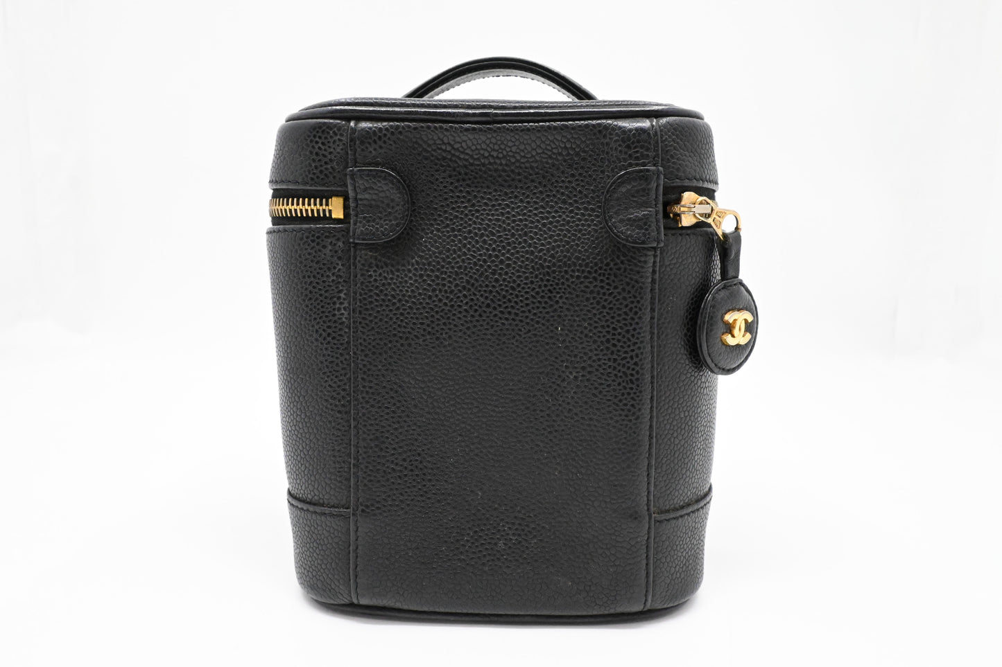 Chanel Vanity Case in Black Caviar Leather