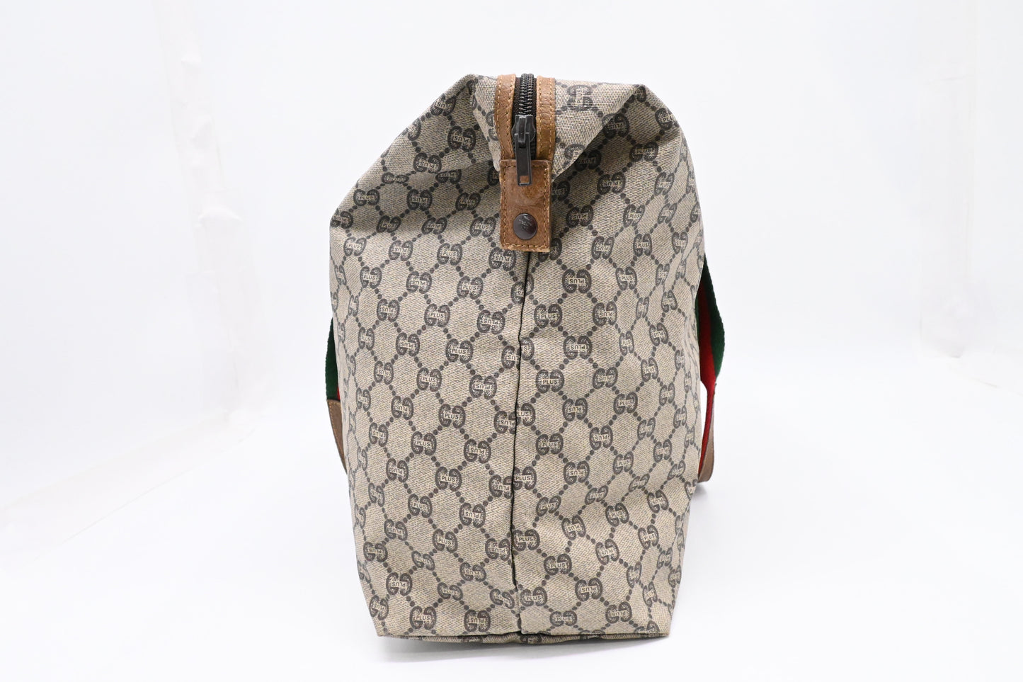 Gucci Plus Shoulder Travel Bag in GG Coated Canvas