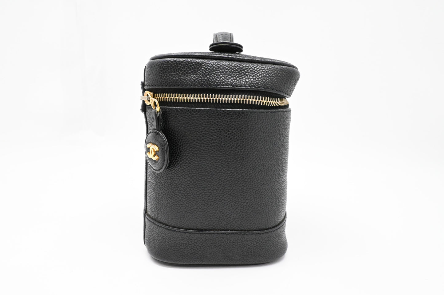 Chanel Vanity Case in Black Caviar Leather