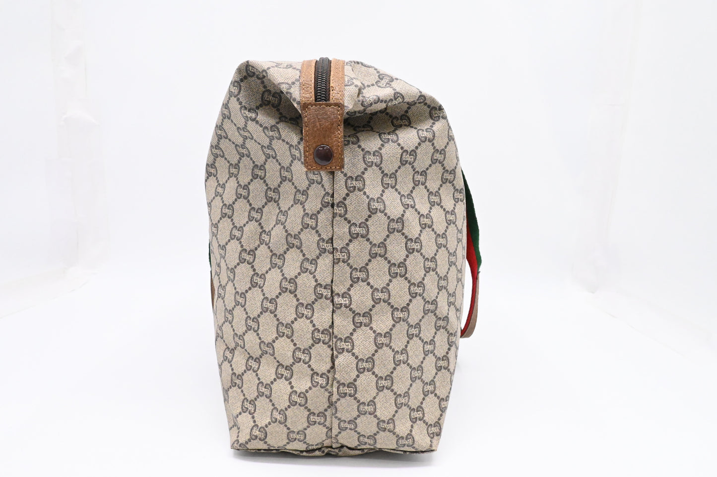 Gucci Plus Shoulder Travel Bag in GG Coated Canvas