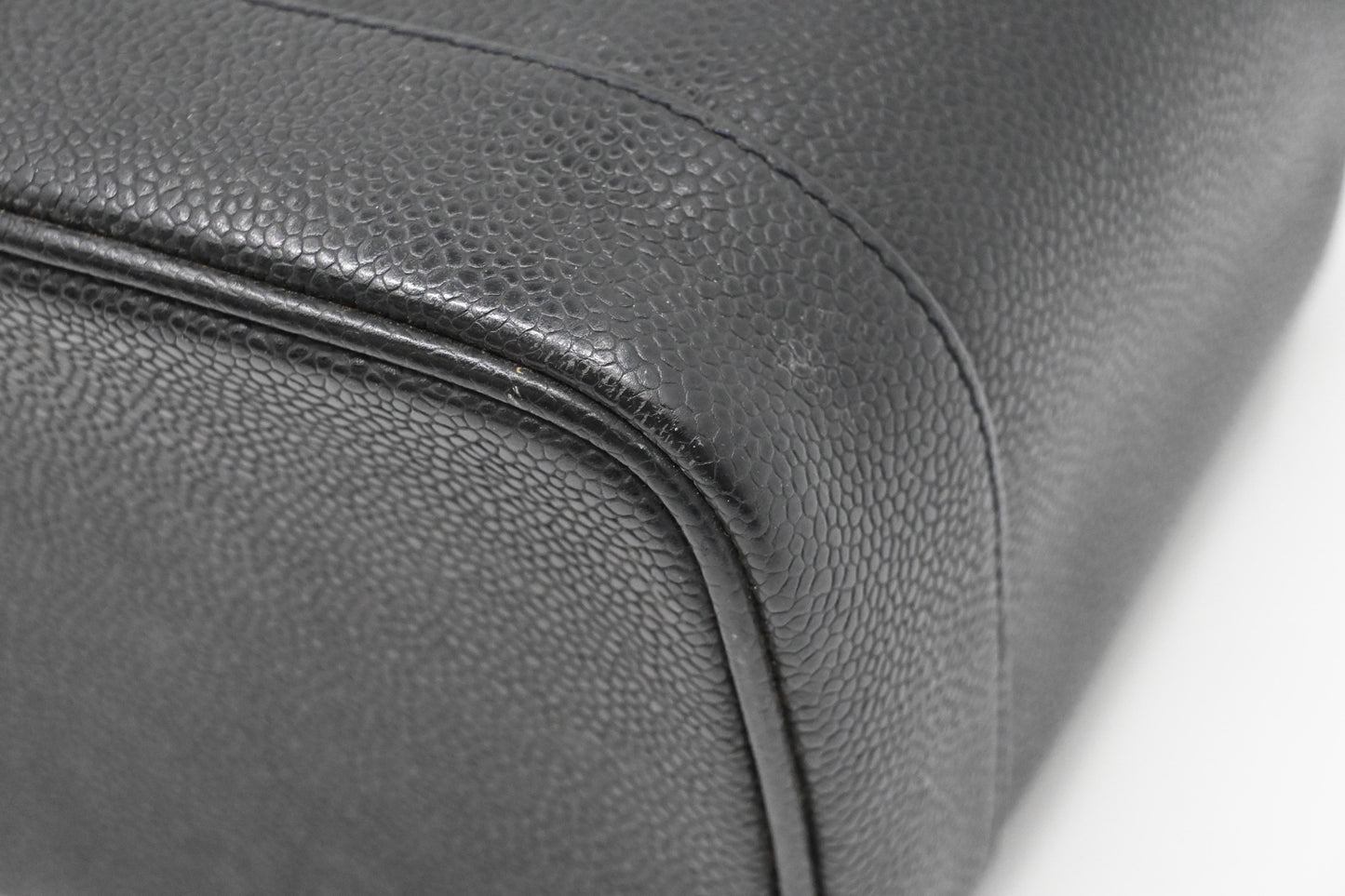 Chanel Vanity Case in Black Caviar Leather