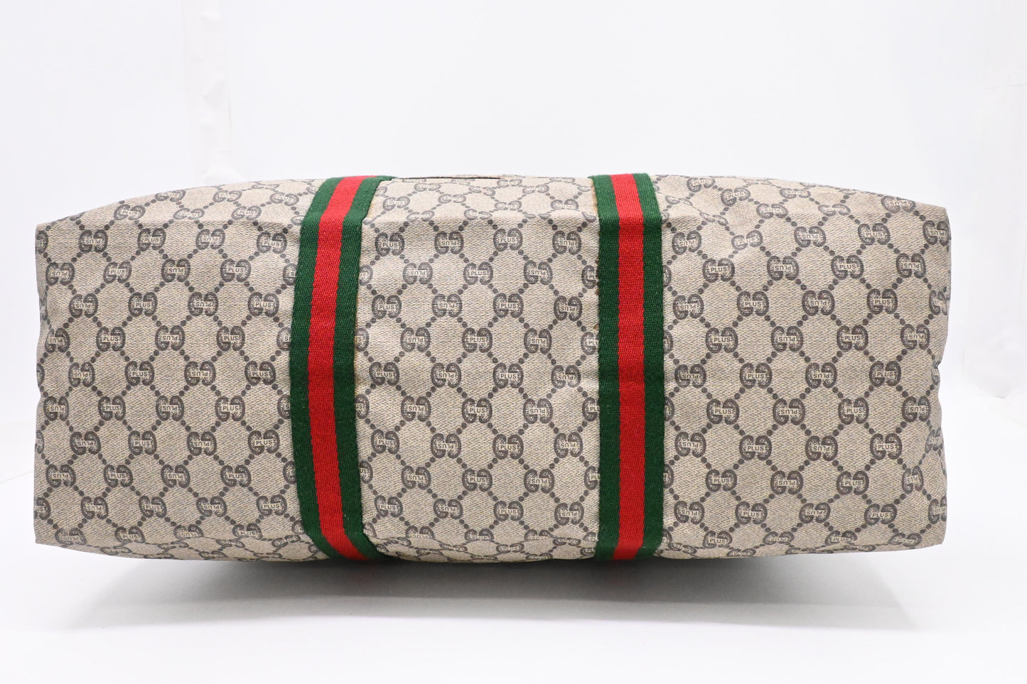 Gucci Plus Shoulder Travel Bag in GG Coated Canvas