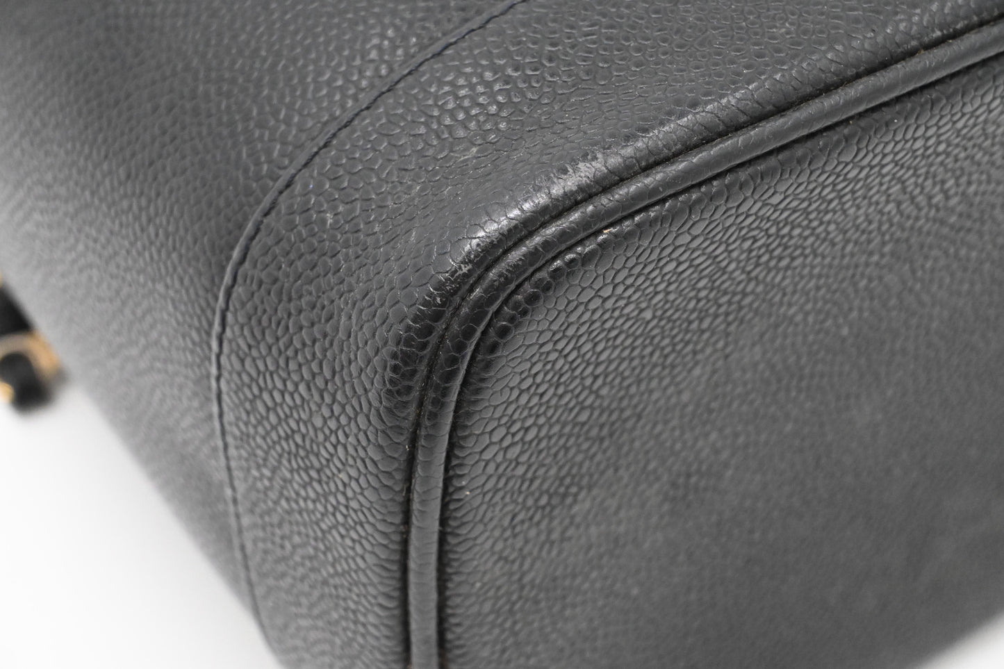 Chanel Vanity Case in Black Caviar Leather