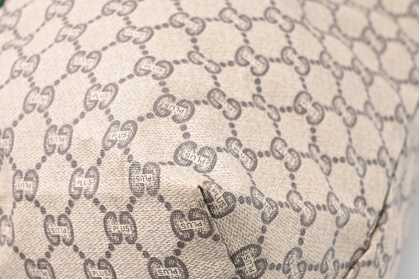 Gucci Plus Shoulder Travel Bag in GG Coated Canvas