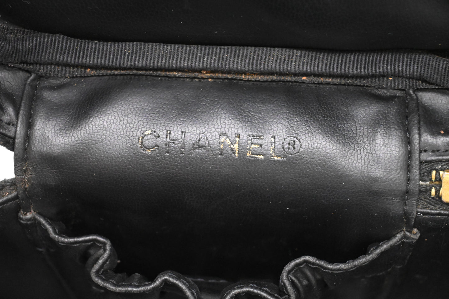 Chanel Vanity Case in Black Caviar Leather