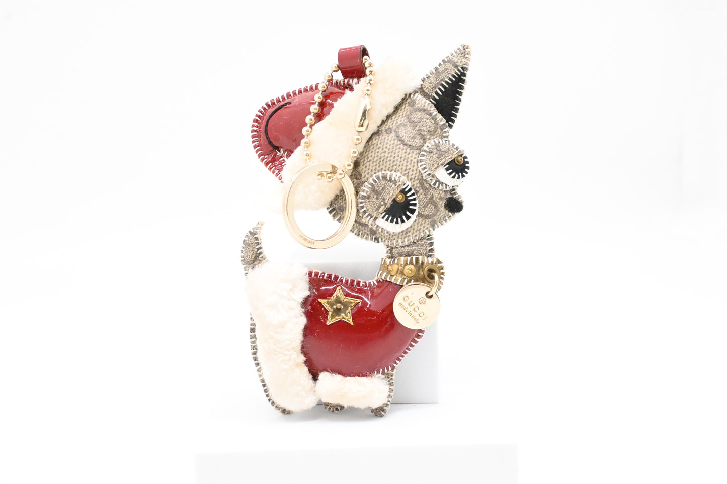 Gucci Brando the Chihuahua Dog Christmas Bag Charm