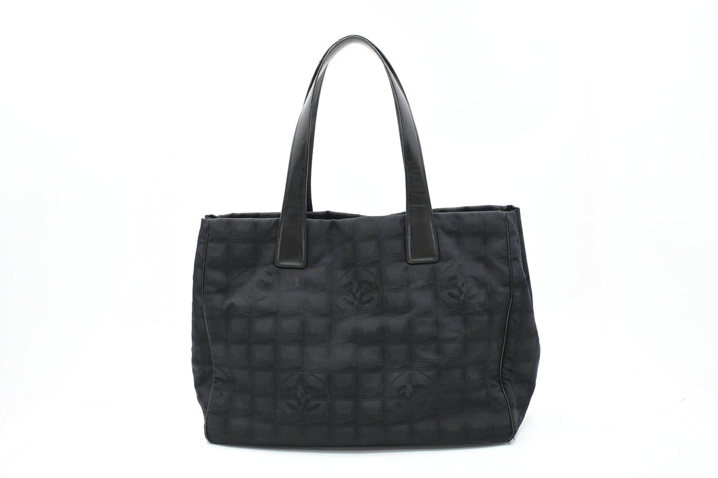 Chanel New Travel Line Tote in Black Canvas