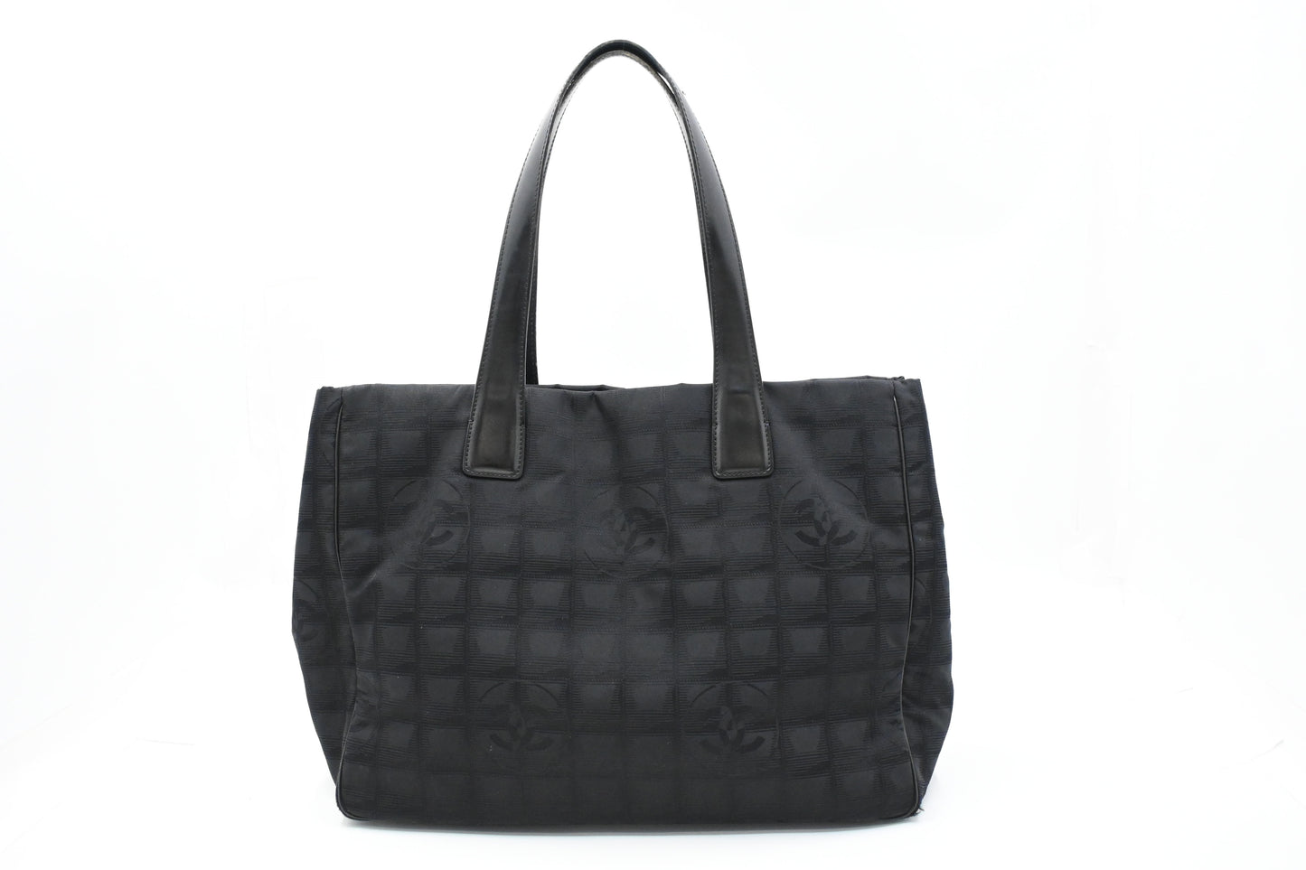 Chanel New Travel Line Tote in Black Canvas