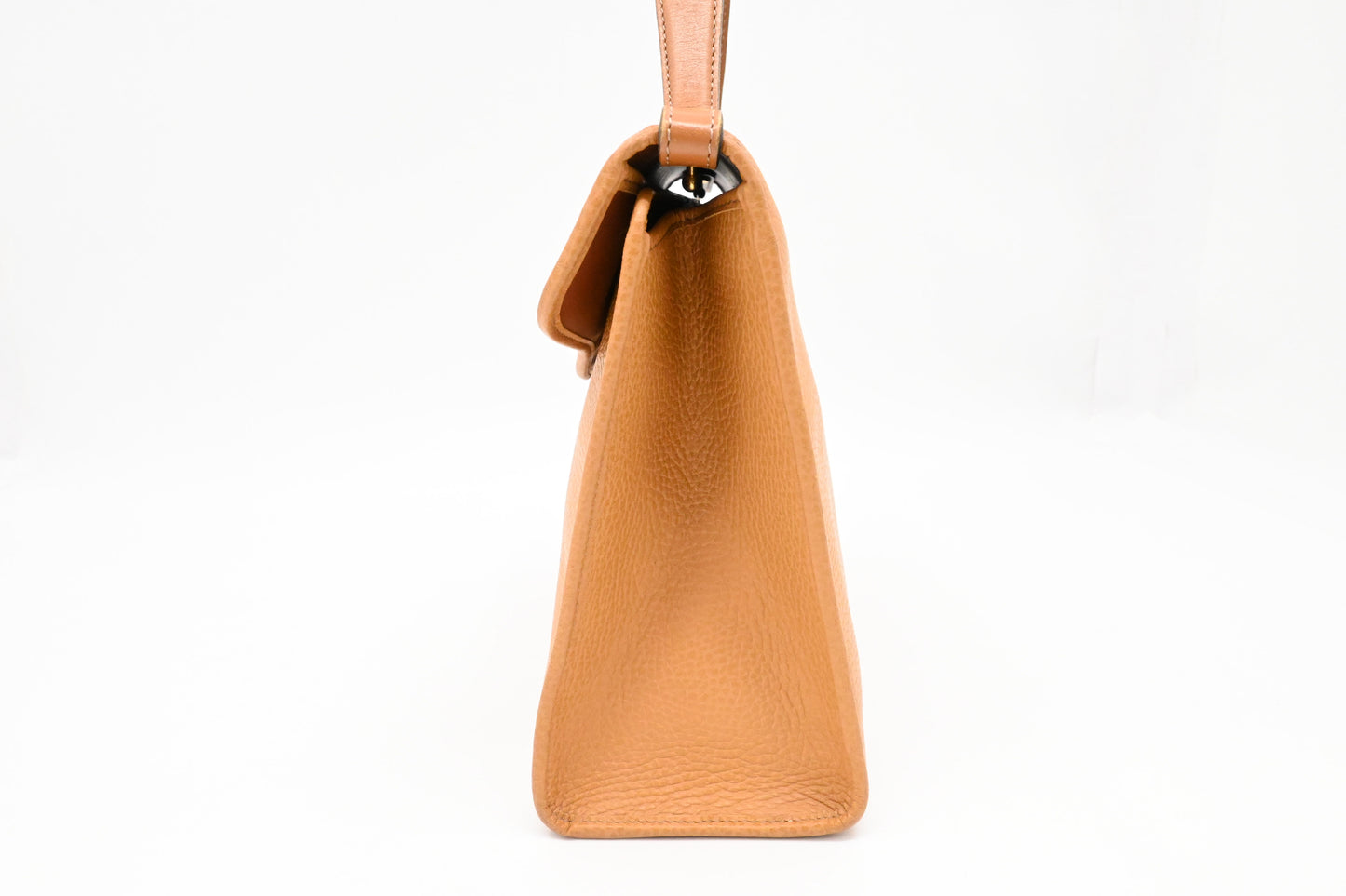 Dior Top Handle Bag in Brown Leather