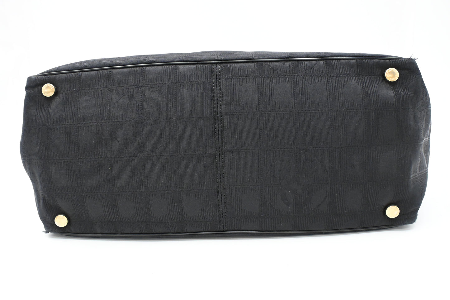 Chanel New Travel Line Tote in Black Canvas