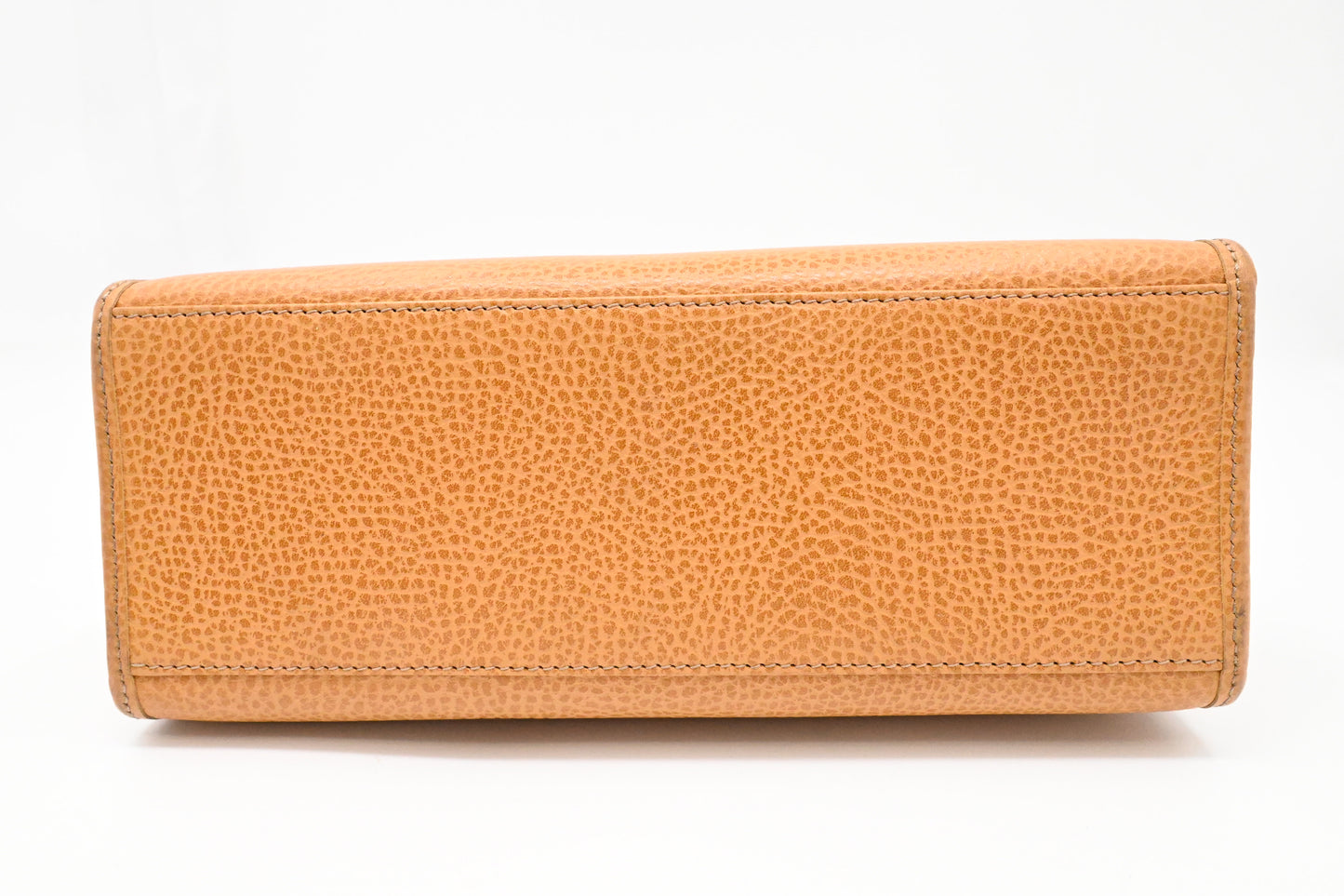 Dior Top Handle Bag in Brown Leather