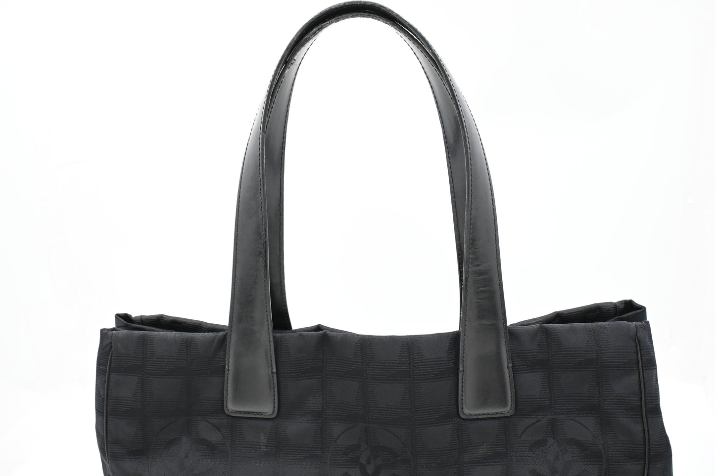 Chanel New Travel Line Tote in Black Canvas