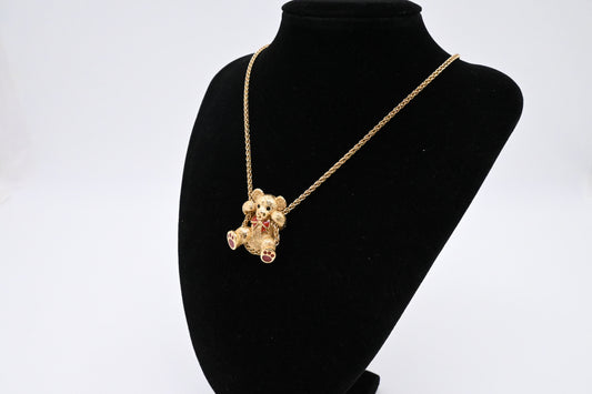 Burberry Swinging Bear Necklace