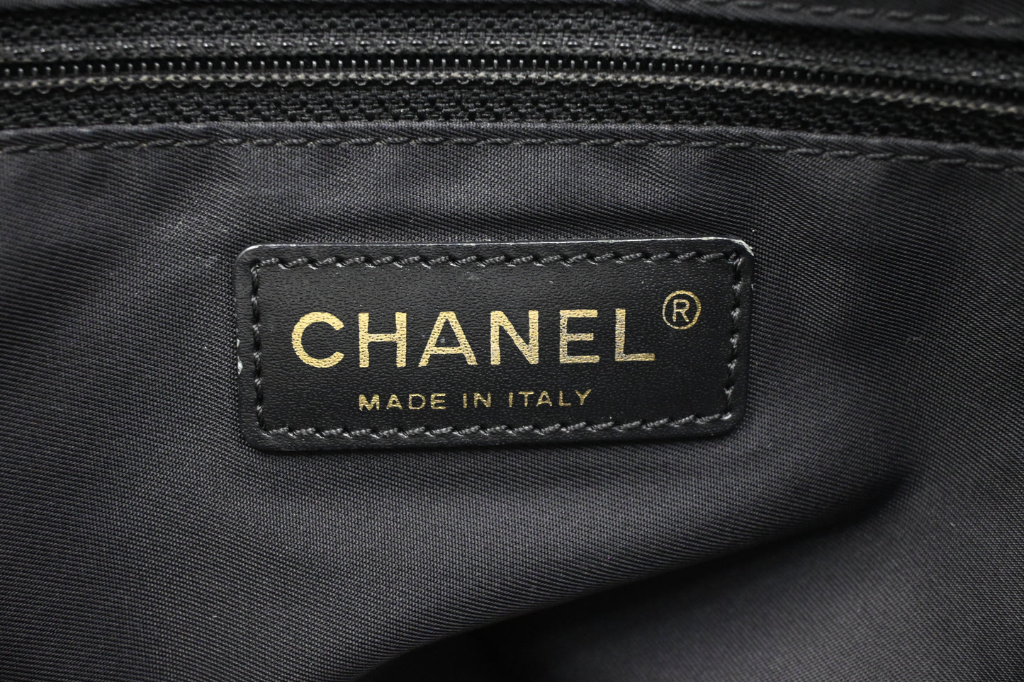 Chanel New Travel Line Tote in Black Canvas