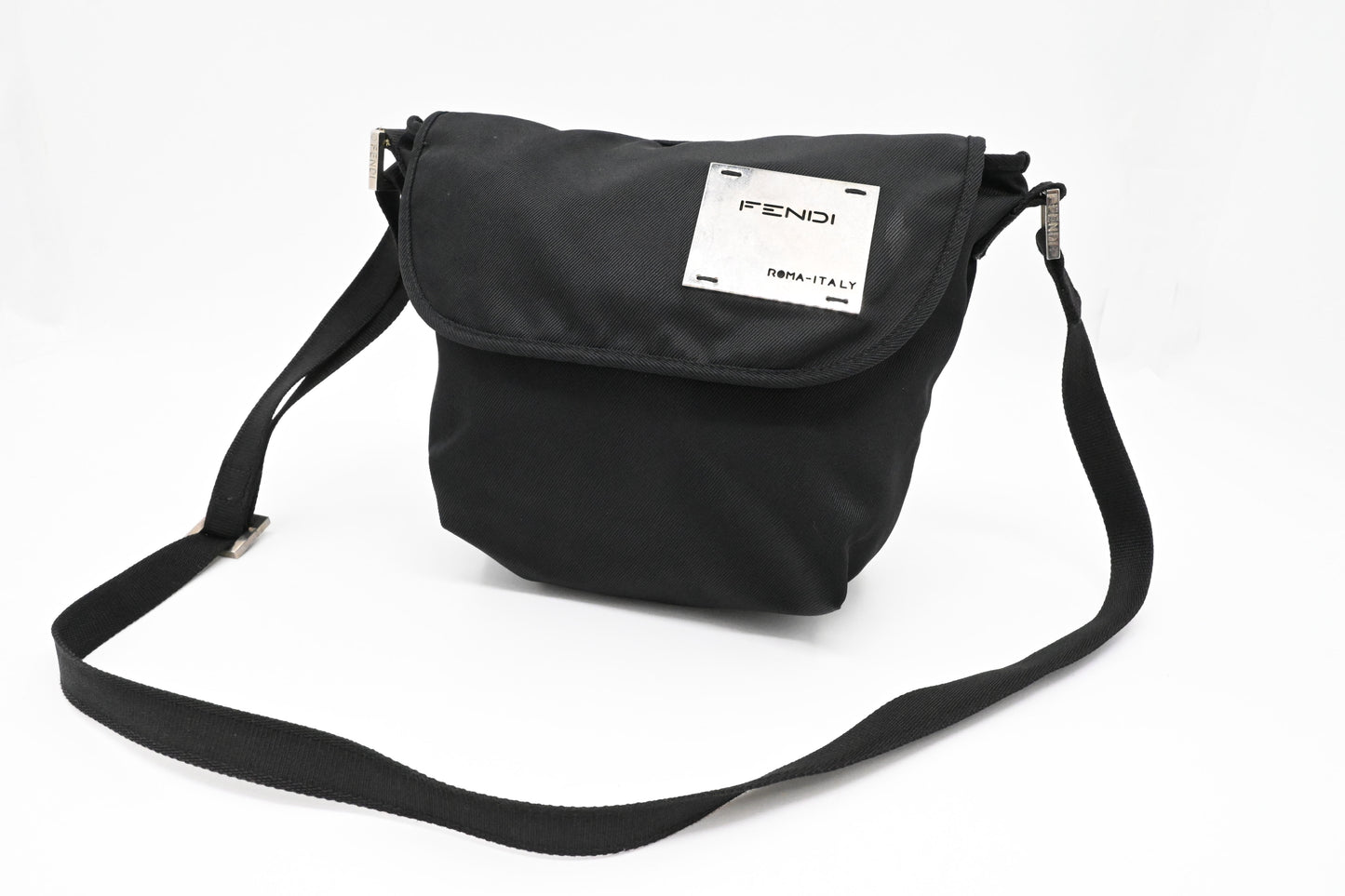 Fendi Crossbody Bag in Black Canvas
